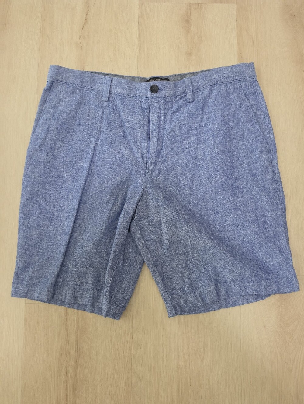 Men's Linen/Cotton Blend 9" Shorts